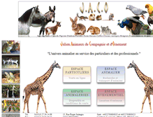 Tablet Screenshot of jaco-animaux.com